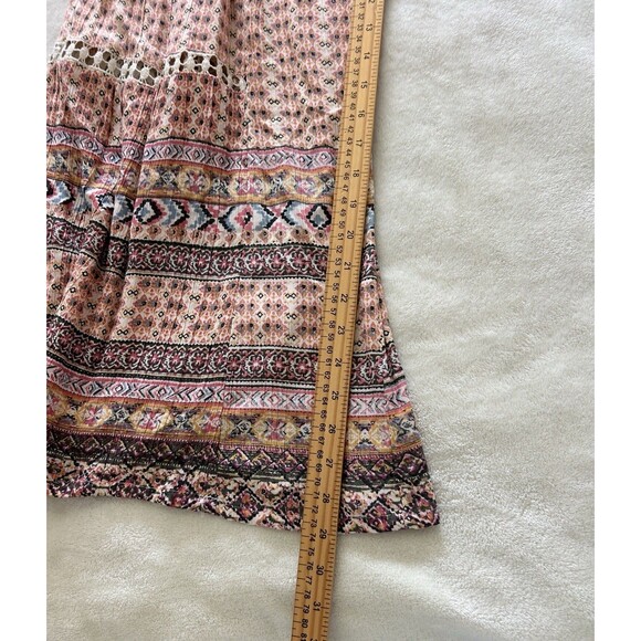 Angie Womens Pants Small Wide Leg Flowy Boho Festival Lace Hippie Beach Pant - Picture 5 of 12